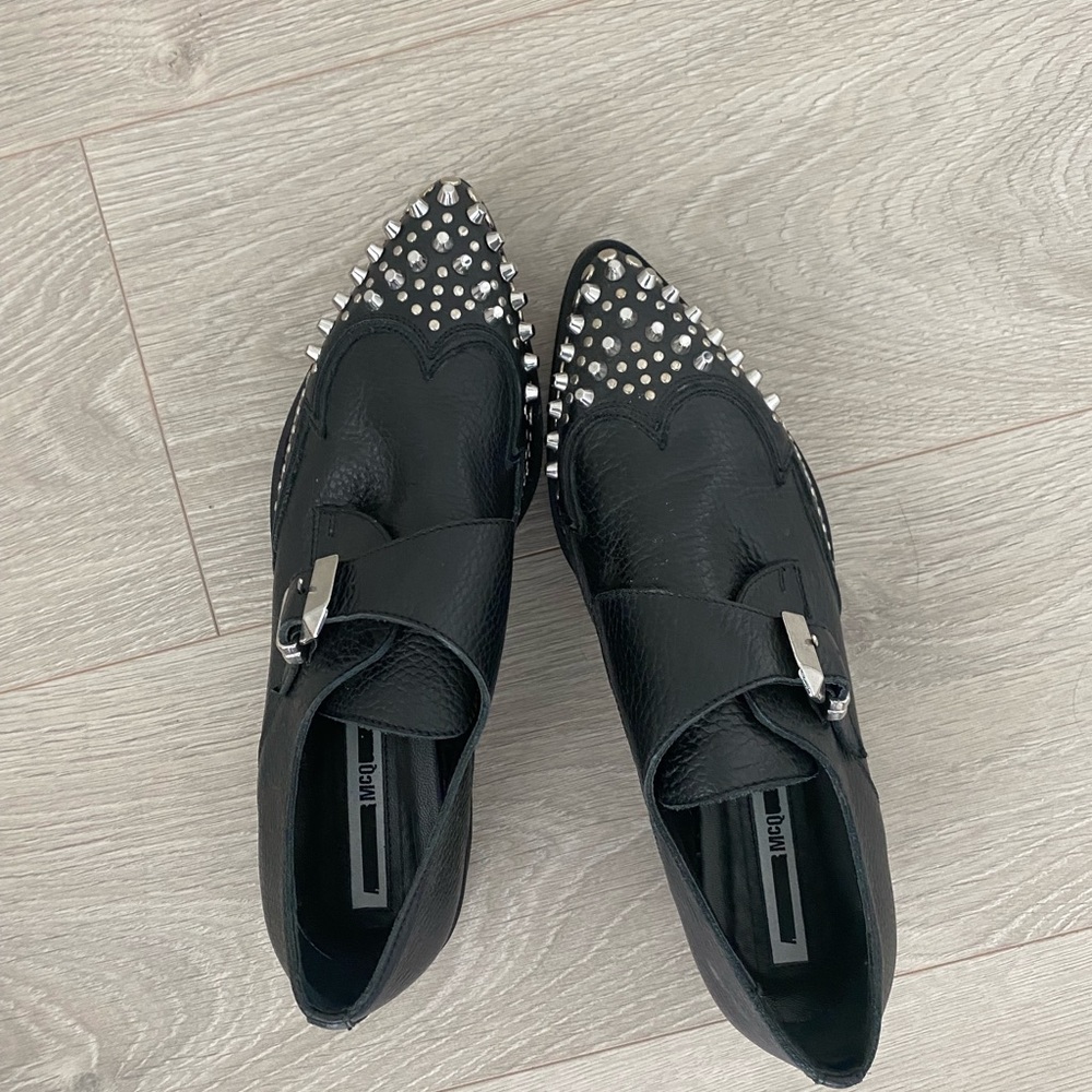 McQ studded loafers